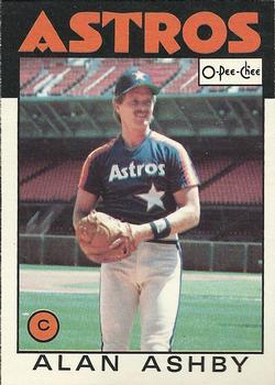 1986 O-Pee-Chee Baseball Cards 331     Alan Ashby